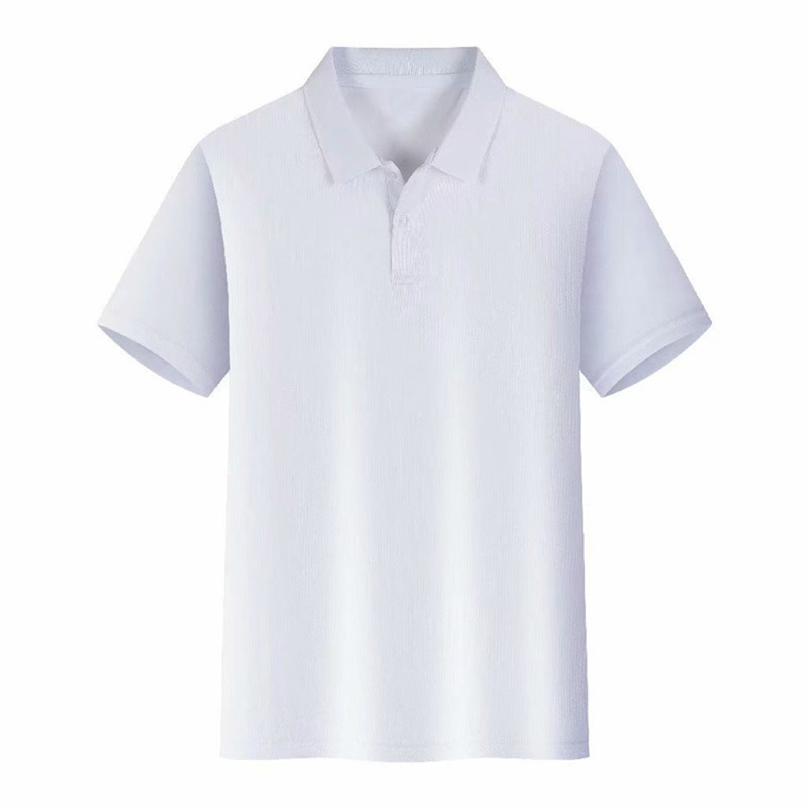 thumbnail image 4 of Camisa unisex de verano transpirable con botones - Cuello con solapa, poliéster/spandex, para trabajo/informal - Tallas S-XXXXL, 4 of 5